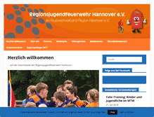 Tablet Screenshot of jugendfeuerwehr-hannover.de